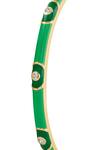 Buy_Isharya_Green Crystals Verdant Vision Cuff Bracelet_Online_at_Aza_Fashions