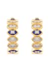 Shop_Isharya_Blue Crystals Divine Eye Halo Huggies _at_Aza_Fashions