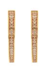 Isharya_Gold Plated Crystals Solar Bloom Hoops _Online_at_Aza_Fashions