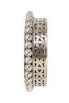 Buy_Sangeeta Boochra_Silver Plated Beads, Cut Work Designer Handcrafted Bangle _Online_at_Aza_Fashions