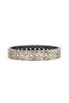 Sangeeta Boochra_Silver Plated Designer Bangle _Online_at_Aza_Fashions