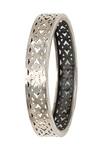 Buy_Sangeeta Boochra_Silver Plated Designer Bangle _Online_at_Aza_Fashions