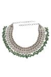 Sangeeta Boochra_Silver Plated Designer Necklace _Online_at_Aza_Fashions