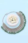 Buy_Sangeeta Boochra_Silver Plated Designer Necklace _at_Aza_Fashions
