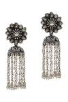 Sangeeta Boochra_Silver Plated Designer Handcrafted Earrings _Online_at_Aza_Fashions