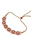 Sangeeta Boochra_Pink Kundan Choker _Online_at_Aza_Fashions