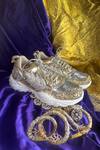 Buy_Chal Jooti_Gold Royal Jewel Embellished Sneakers _Online_at_Aza_Fashions