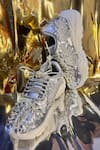 Shop_Chal Jooti_Silver Once Upon A Snowflake Sneakers _at_Aza_Fashions