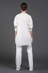 Buy_Samant Chauhan_White Cotton Round Neck _Online_at_Aza_Fashions