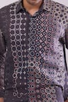 Shop_Arihant Rai Sinha_Black Cotton Digital Print Slim Fit Shirt _Online_at_Aza_Fashions