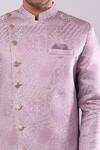 Buy Arihant Rai Sinha Pink Polyester, Viscose Woven Jacquard Sherwani And White Pant Set Online at Aza Fashions Buy_Arihant Rai Sinha_Pink Polyester, Viscose Woven Jacquard Sherwani And White Pant Set _Online_at_Aza_Fashions
