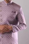 Arihant Rai Sinha Pink Woven Jacquard Sherwani And White Pant at Aza Fashions Arihant Rai Sinha_Pink Woven Jacquard Sherwani And White Pant _at_Aza_Fashions