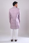 Shop Arihant Rai Sinha Pink Polyester, Viscose Woven Jacquard Sherwani And White Pant at Aza Fashions Shop_Arihant Rai Sinha_Pink Polyester, Viscose Woven Jacquard Sherwani And White Pant _at_Aza_Fashions