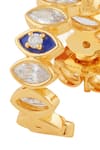 Shop_Isharya_Blue Crystals Divine Eye Halo Huggies _Online_at_Aza_Fashions