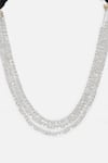 Buy_Dugran By Dugristyle_White Gold-plated Layered Necklace _Online_at_Aza_Fashions