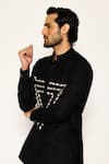 Buy_Ankit V Kapoor_Black Prism Path Axis Shirt _Online_at_Aza_Fashions