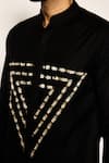 Shop_Ankit V Kapoor_Black Prism Path Axis Shirt _Online_at_Aza_Fashions