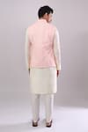 Shop_Arihant Rai Sinha_Pink Geometric Pattern Bundi _at_Aza_Fashions