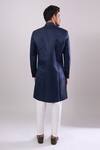 Shop Arihant Rai Sinha Navy Polyester, Viscose Sequins Blue Sequence Embroidered Sherwani Set at Aza Fashions Shop_Arihant Rai Sinha_Navy Polyester, Viscose Sequins Blue Sequence Embroidered Sherwani Set _at_Aza_Fashions