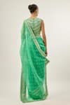 Shop_Priyal Prakash_Green Silk _at_Aza_Fashions