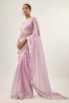 Shop_Priyal Prakash_Lavender Silk Organza, Silk, _Online_at_Aza_Fashions