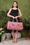 Shop_PickAleaf_Pink Embroidery The Petal Eden Duffel Bag 