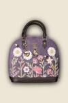 Shop_PickAleaf_Purple Embroidery Daisy Dream Handbag _at_Aza_Fashions