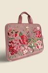 Shop_PickAleaf_Pink Designer Petal Eden Laptop Bag _at_Aza_Fashions