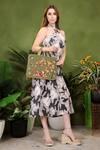 Shop_PickAleaf_Olive Green Autumn Whisper Laptop Bag _Online_at_Aza_Fashions