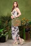 PickAleaf_Olive Green Autumn Whisper Laptop Bag _at_Aza_Fashions