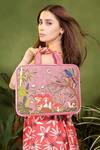 Shop_PickAleaf_Pink Paradise Laptop Bag _Online_at_Aza_Fashions