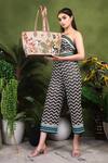 Shop_PickAleaf_Beige Embroidery Mystic Garden Tote Bag _Online_at_Aza_Fashions