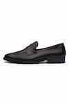 Buy_Dapper Shoes_Black Soft Unlined Penny Loafers _Online_at_Aza_Fashions