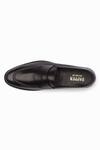 Shop_Dapper Shoes_Black Soft Unlined Penny Loafers _Online_at_Aza_Fashions