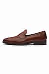 Dapper Shoes_Brown Soft Unlined Penny Loafers _Online_at_Aza_Fashions