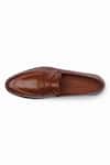 Shop_Dapper Shoes_Brown Soft Unlined Penny Loafers _Online_at_Aza_Fashions