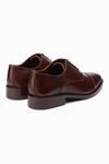 Dapper Shoes_Brown Cap Toe Oxford Shoes _Online_at_Aza_Fashions