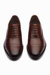 Buy_Dapper Shoes_Brown Cap Toe Oxford Shoes _Online_at_Aza_Fashions
