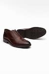 Buy_Dapper Shoes_Brown Cap Toe Oxford Shoes _at_Aza_Fashions