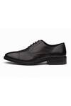Buy_Dapper Shoes_Black Handmade Cap Toe Oxford Shoes _Online_at_Aza_Fashions
