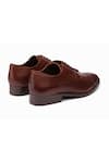 Dapper Shoes_Brown Cap Toe Derby Shoes _Online_at_Aza_Fashions