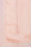 Aham-Vayam_Coral Cotton Embroidery Ombre Kurta With Dupatta _Online