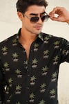 Buy_Eleven Brothers_Black Linen And And Shirt _Online_at_Aza_Fashions