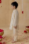 Shop_MR Brat_Off White Muslin, Cotton Embroidery _Online_at_Aza_Fashions