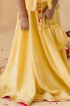 Buy_MR Brat_Yellow Muslin, Cotton, Chanderi Mulsin 