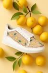 Shop_The Saree Sneakers_Beige Lemon Zest Sneakers 
