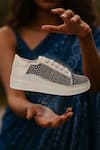 Shop_The Saree Sneakers_Blue Denim Katha Sneakers 