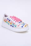 Shop_The Saree Sneakers_White Candy Pop Sneakers  