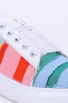 Shop_The Saree Sneakers_Multi Color Patchwork Sneakers 