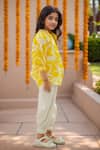 Buy Petite Pomme Yellow Cotton Pine Print Kurta Set Online at Aza Fashions Buy_Petite Pomme_Yellow Cotton Pine Print Kurta Set _Online_at_Aza_Fashions